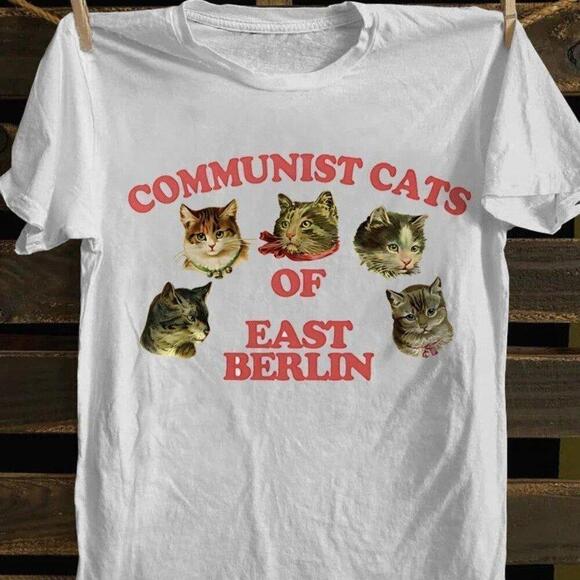 Other - Communist Cats Funny Political Satire Graphic T-Shirt